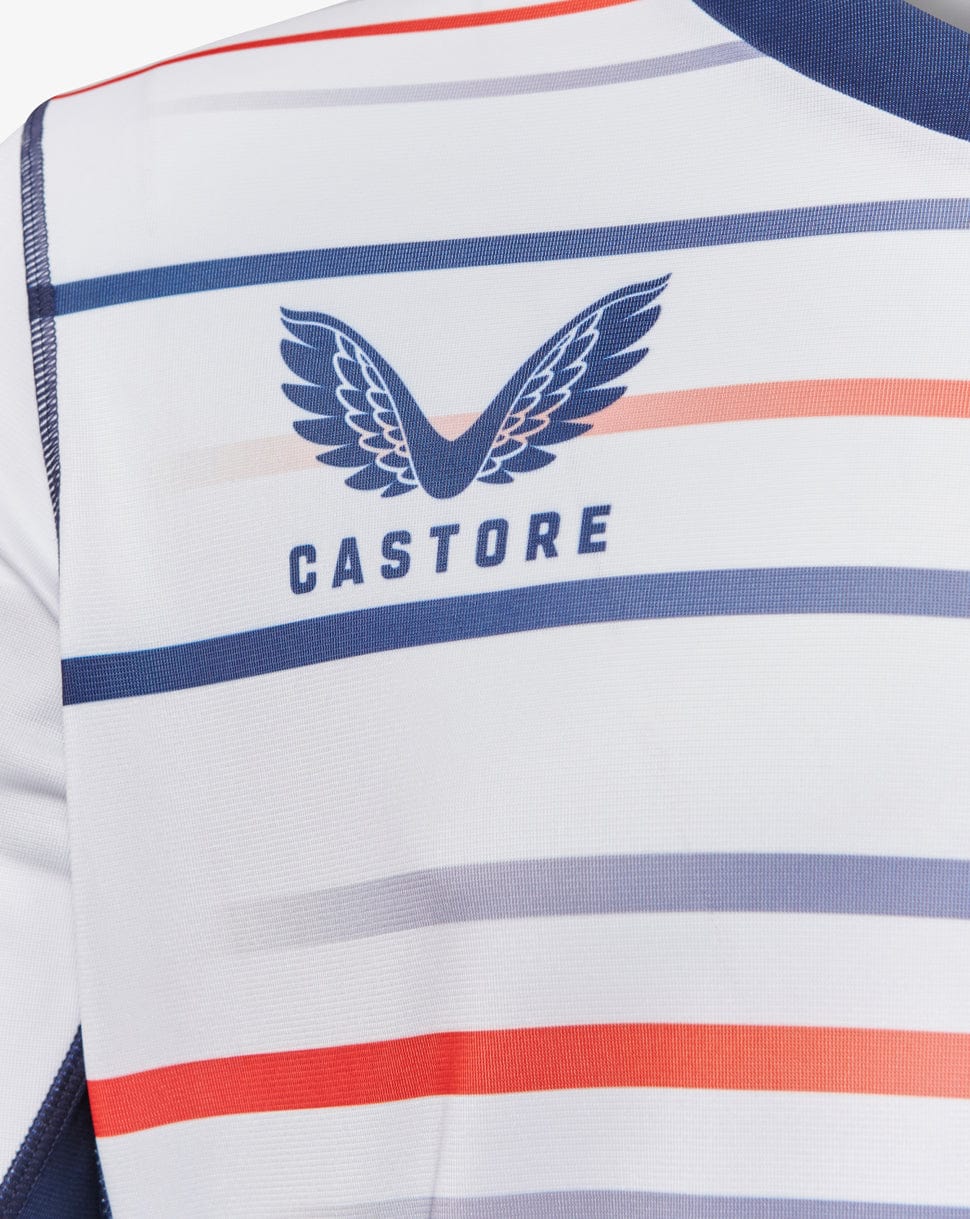 Castore official logo sublimated on the USA Rugby Jersey