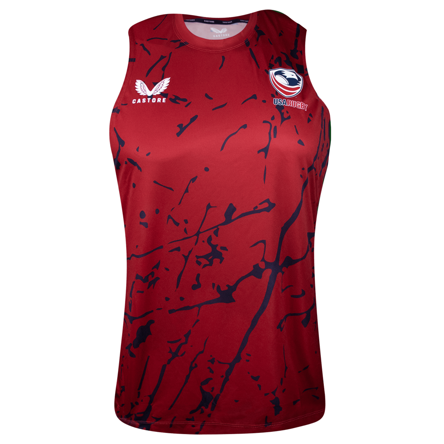 USA Rugby Training Singlet | Castore USAR Tank- Red - World Rugby Shop