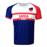 Samoa Nation of rugby shirt, short sleeves with crew neck in super soft light polyester