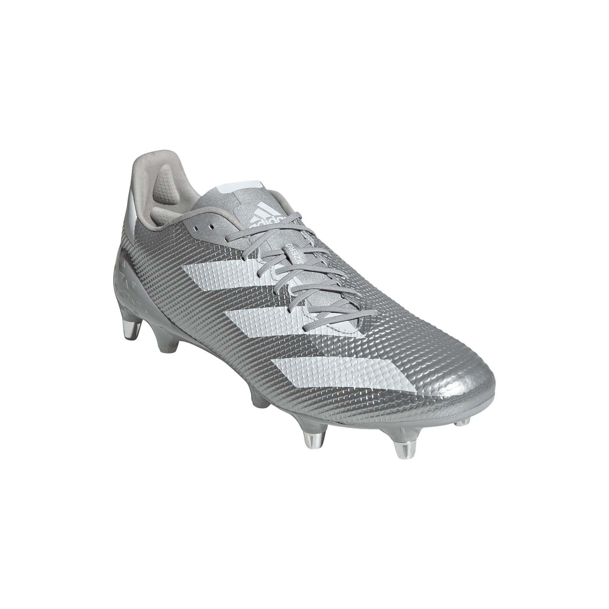 adidas Adizero RS7 SG Rugby Cleat - Soft Ground Boot - Silver - SKU ...