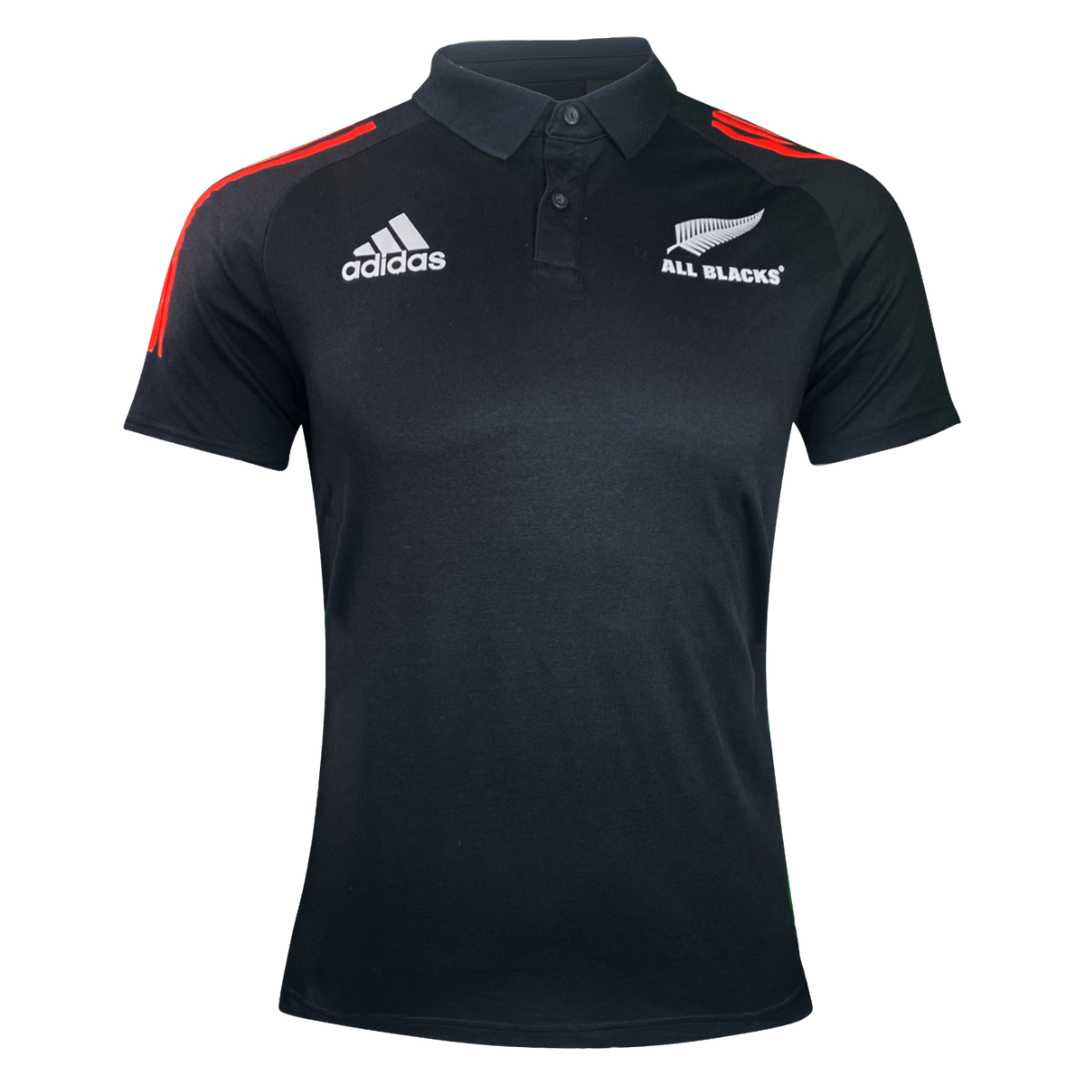 All Blacks Rugby Polo 2021 by adidas New Zealand Rugby Cotton/Poly
