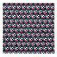 Navy bandana with a pattern of USA Rugby logos throughout.