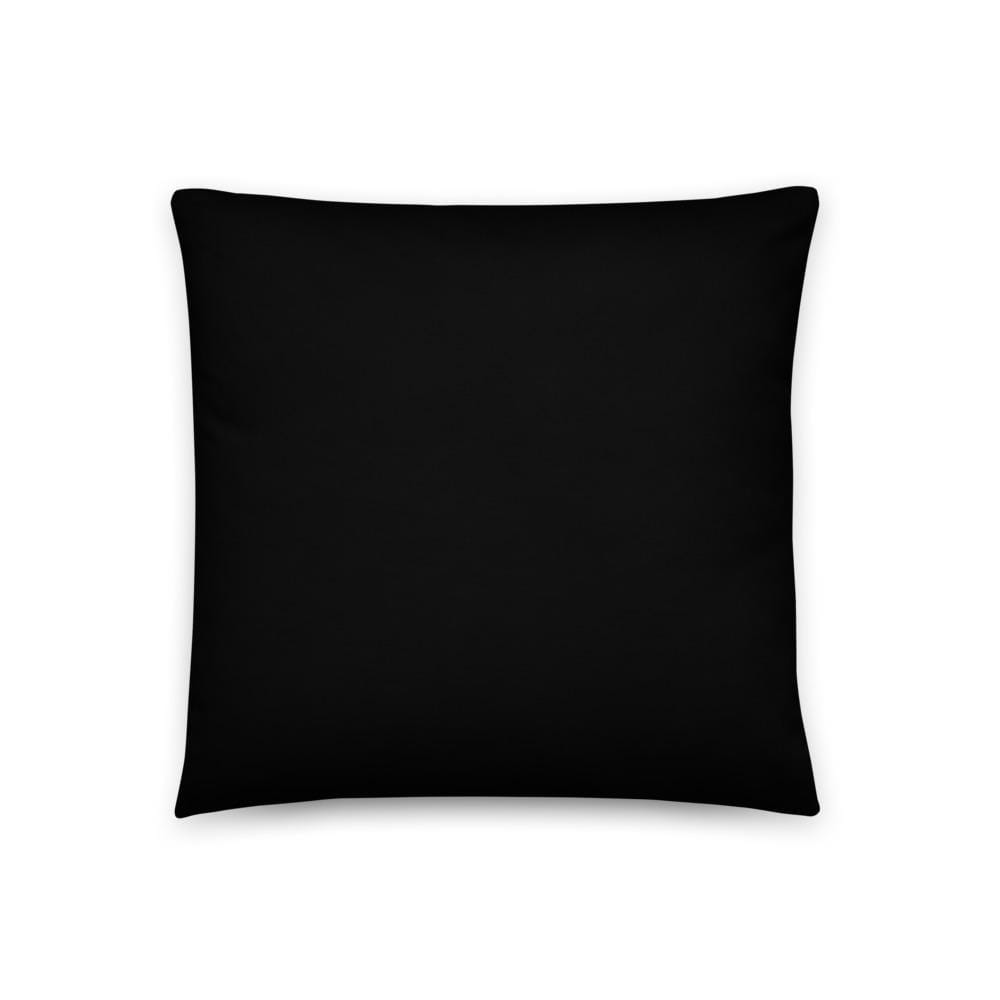 A Rugby Hive Basic Pillow on a white background.