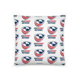 A USA Rugby Referees Basic Pillow with the USA Rugby logo on it.