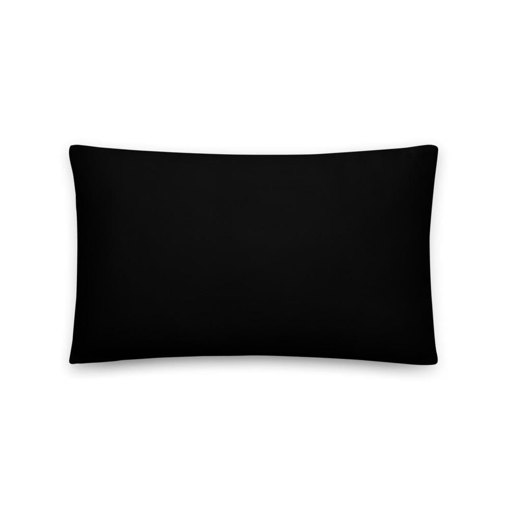 A Rugby Hive Basic Pillow on a white background.