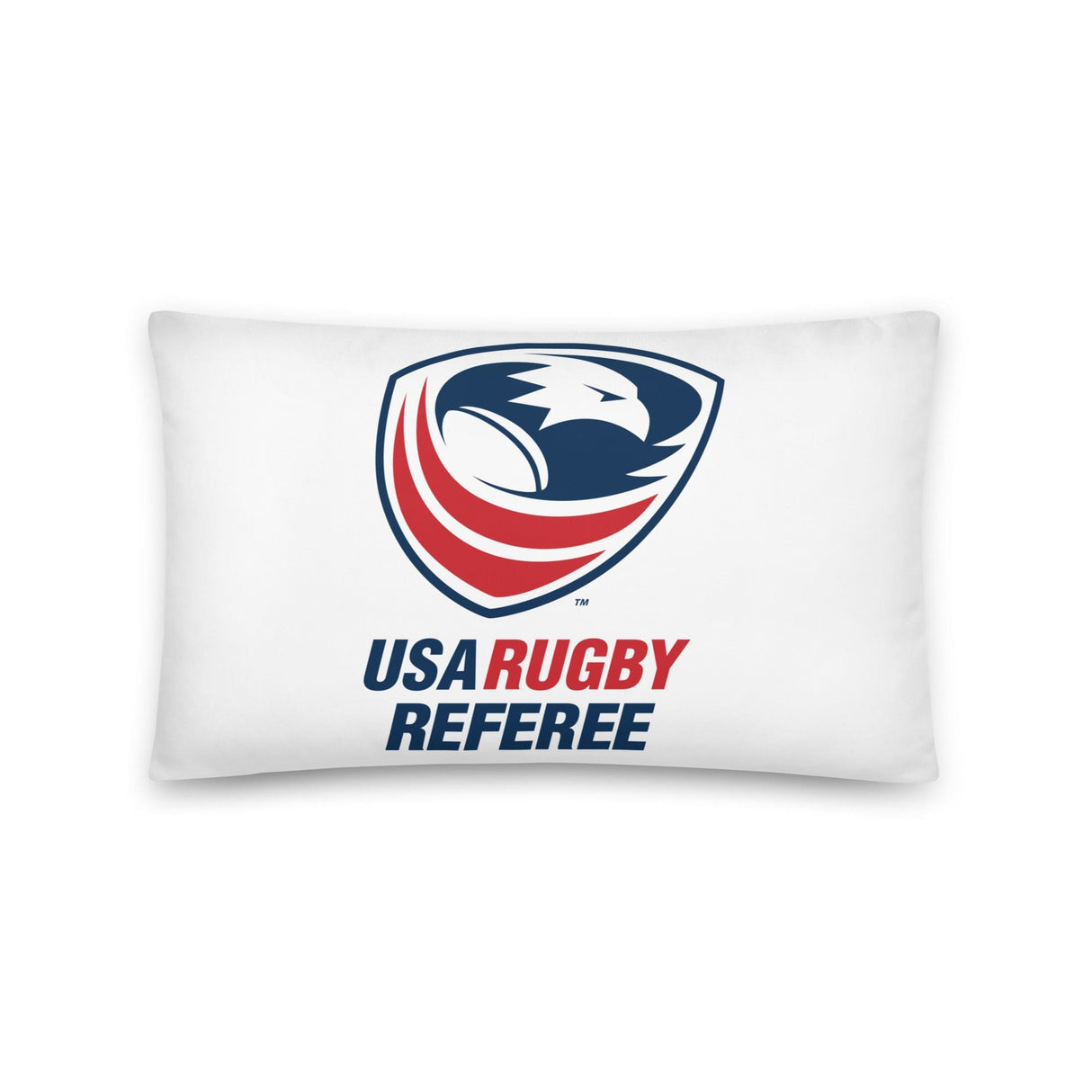 A USA Rugby Referees Basic Pillow.