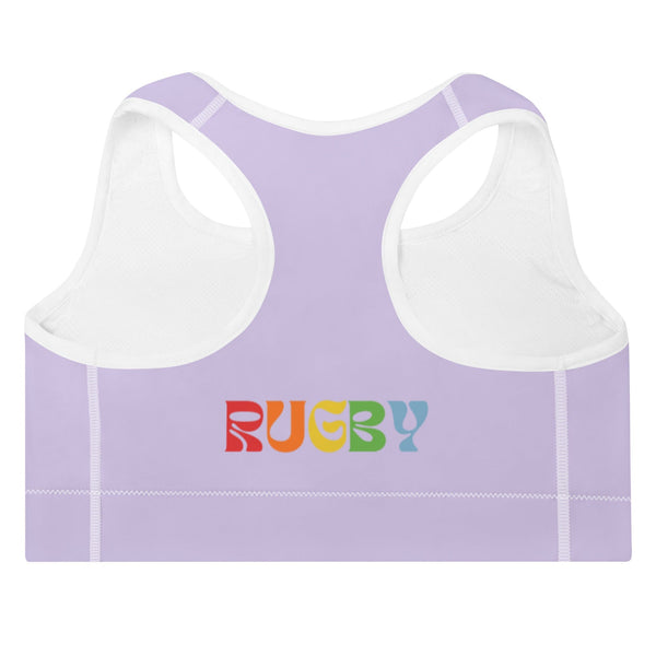 Rugby Pride Rainbow Ball Padded Sports Bra World Rugby Shop