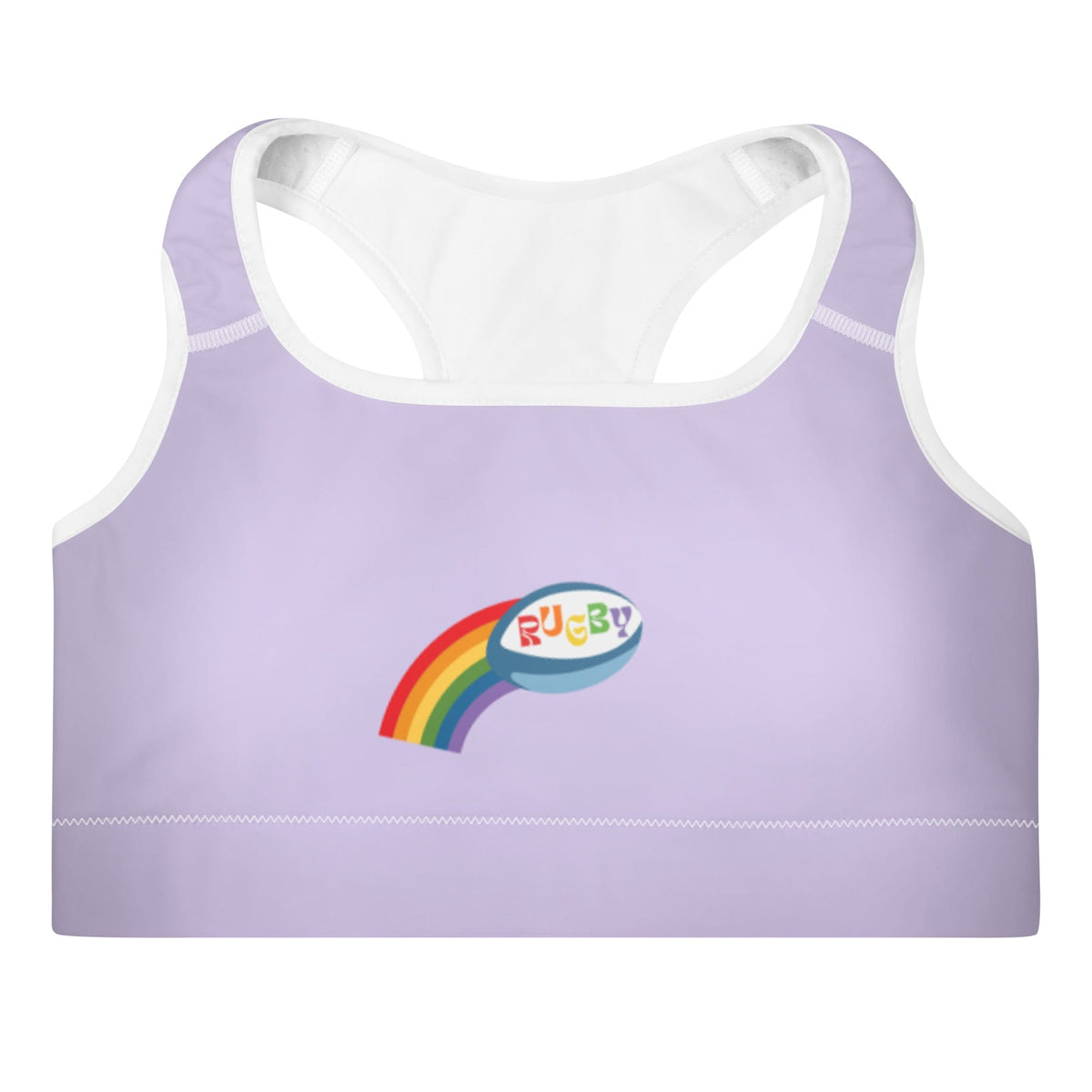 Rugby Pride Rainbow Ball Padded Sports Bra World Rugby Shop