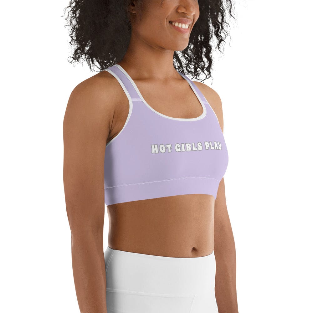 Hot Girls Play Rugby Lavender Sports bra - World Rugby Shop