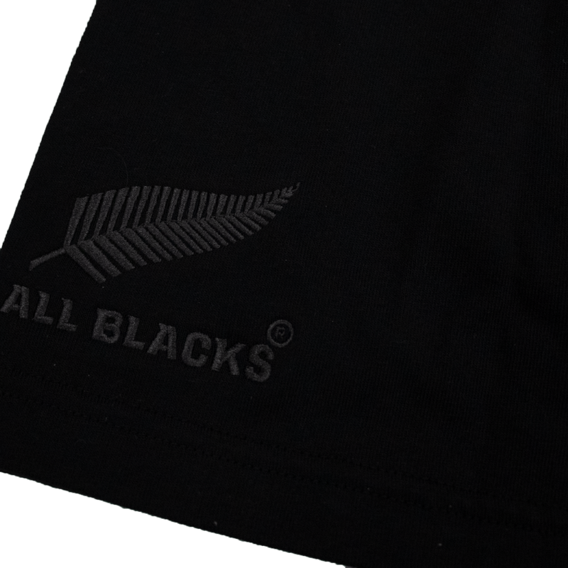 All Blacks Lifestyle Rugby Shorts by adidas New Zealand Rugby Cotton/Poly Short Black