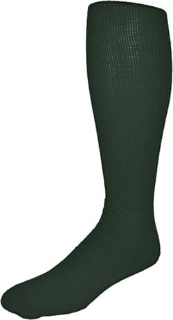 A pair of PEARSOX WRS Knee-High Rugby Socks in green on a white background.