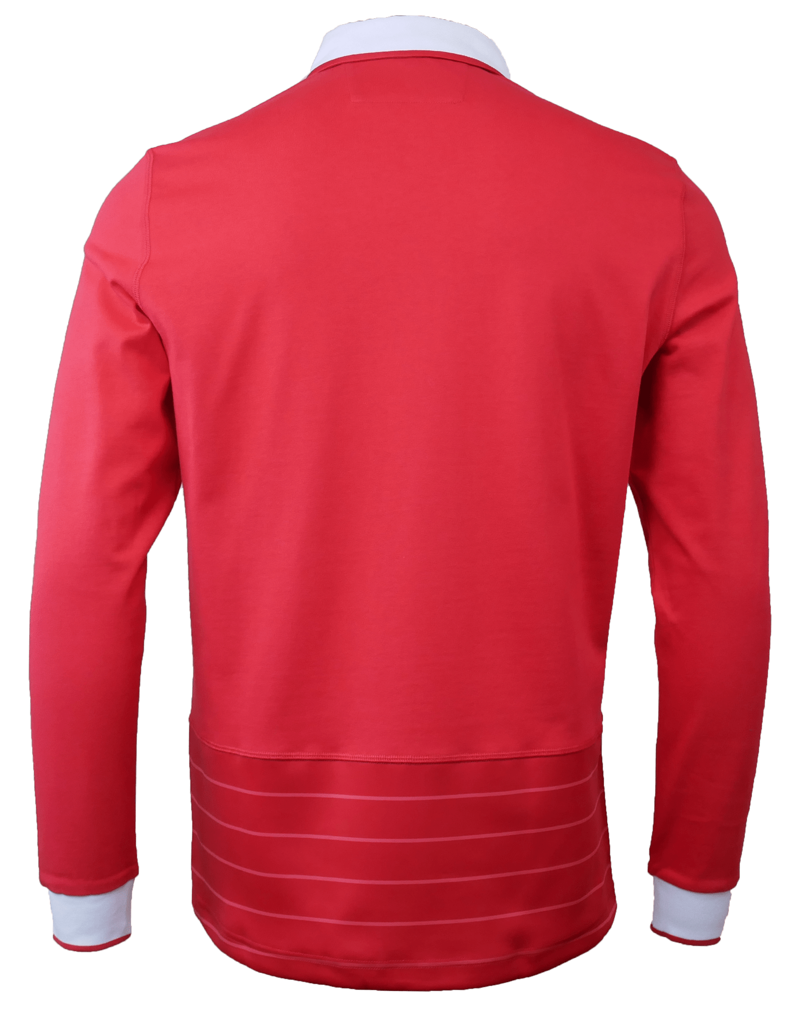 Wales Rugby Long Sleeve Home Polo 22/23 by Macron World Rugby Shop