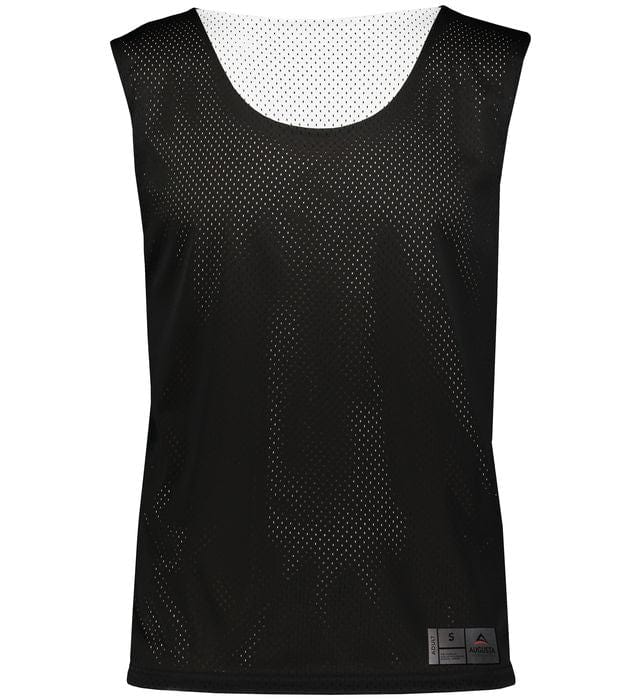 Black White Reversible Mesh Sleeveless Rugby Pinnie