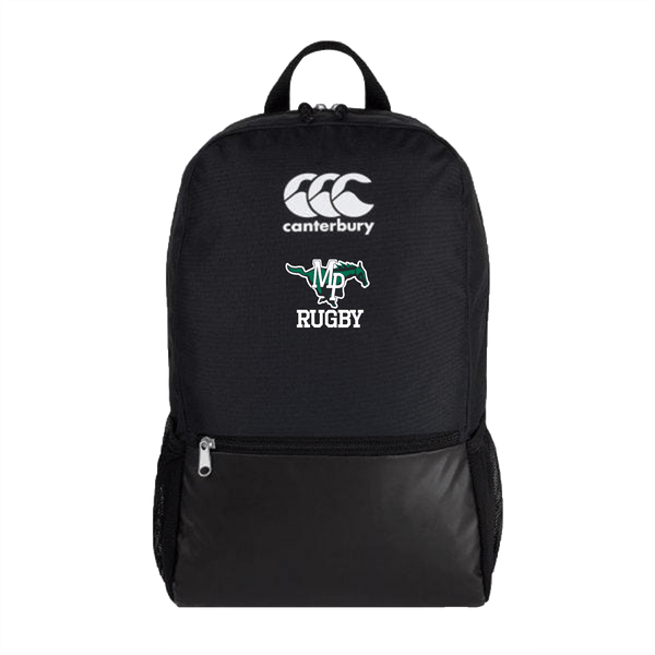 Myers Parks Crest Canterbury Medium Black Rugby Backpack World