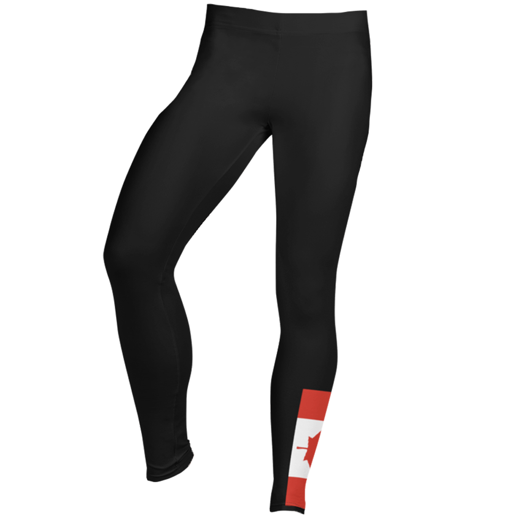 PF Lic Canada Women s Small Flag Leggings World Rugby Shop M
