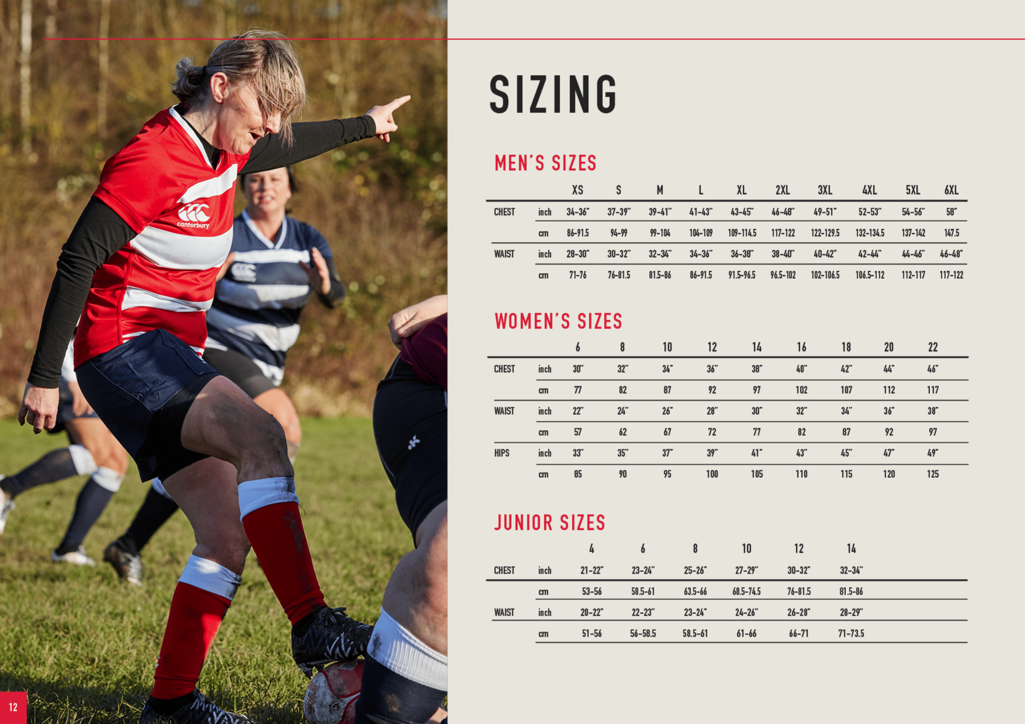 gene Scoraggiare abbreviazione canterbury rugby size guide in breve