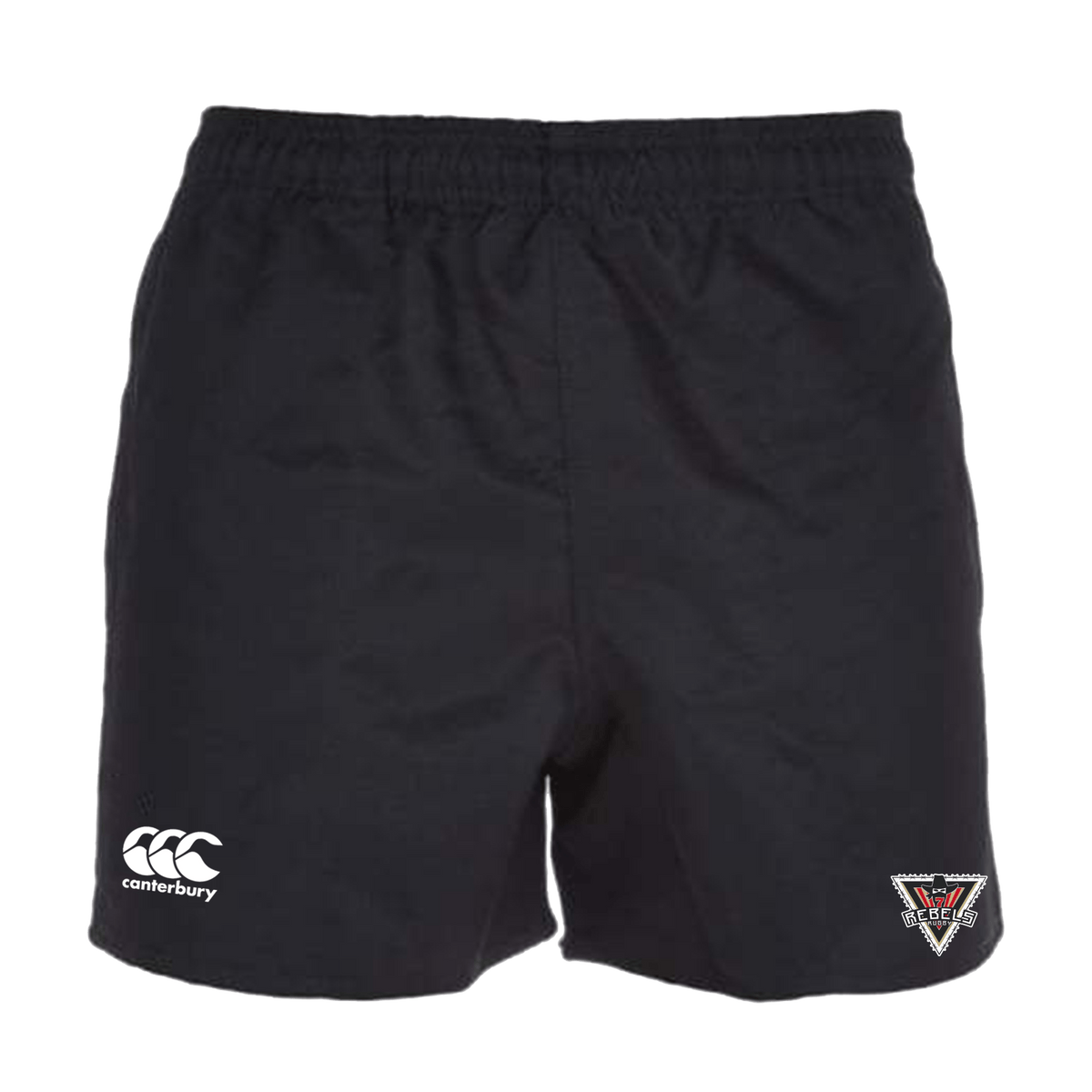 Rebels Rugby Canterbury Black Professional Polyester Pocketed