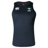 A Myers Park Rugby Canterbury Black Core Vapodri Rugby Singlet.