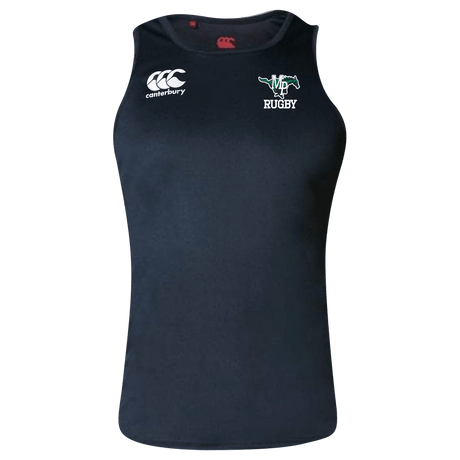 A Myers Park Rugby Canterbury Black Core Vapodri Rugby Singlet.