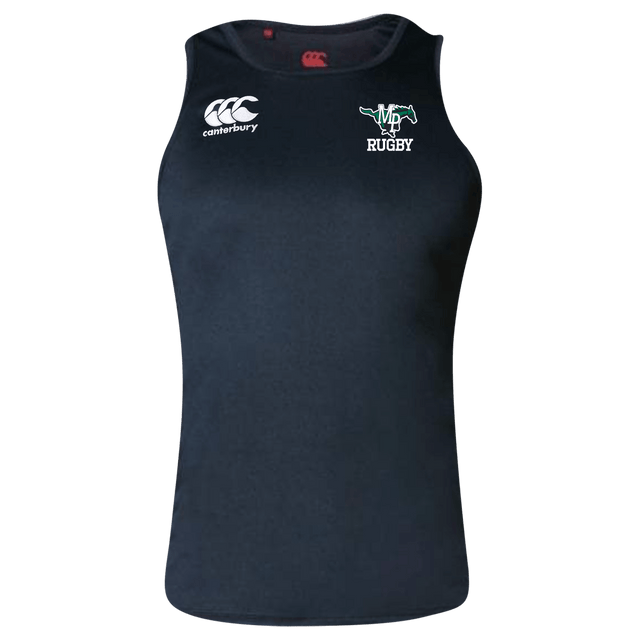 A Myers Park Rugby Canterbury Black Core Vapodri Rugby Singlet.