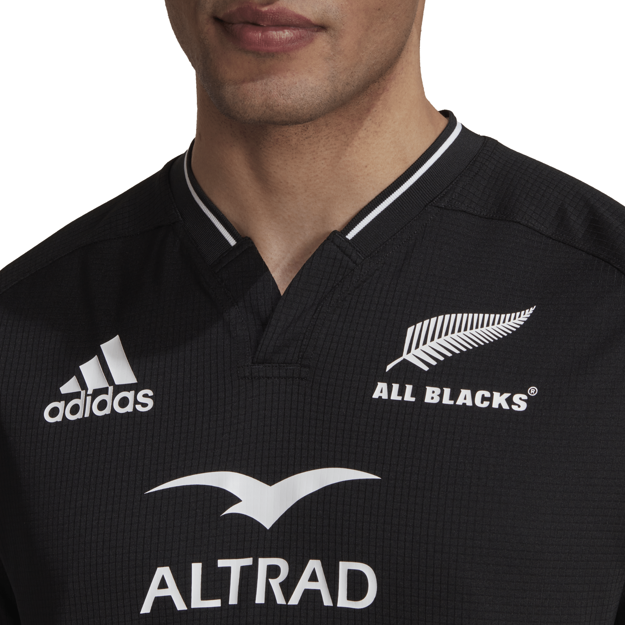 Adidas all hot sale black rugby shirt