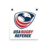 A USA Rugby Referees Poster.