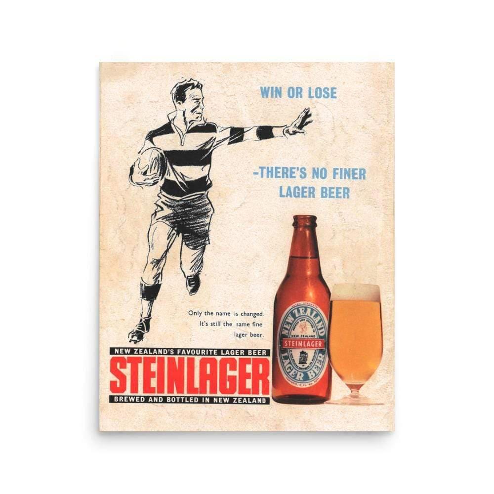 トライバル　TRIBAL LAGER ポスター45×60 Vintage Steinlager Beer New Zealand Poster | World Rugby Shop