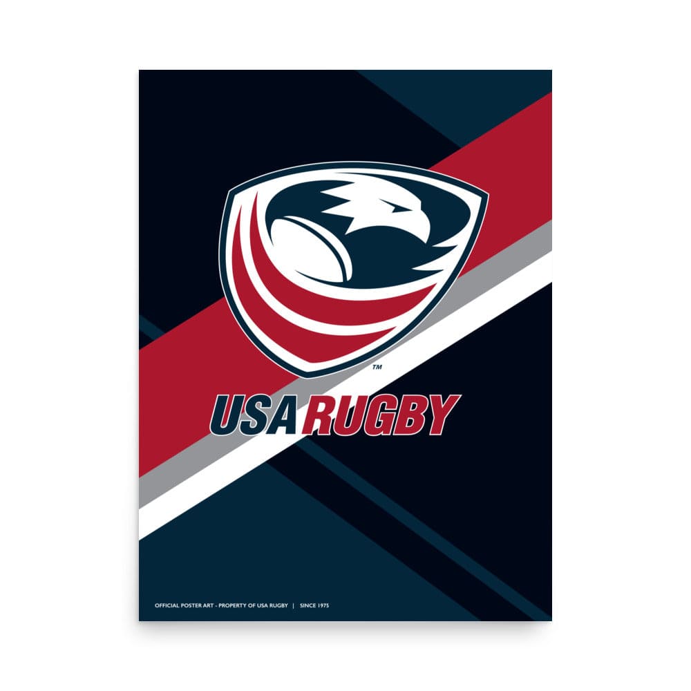USA Rugby Eagles Poster World Rugby Shop