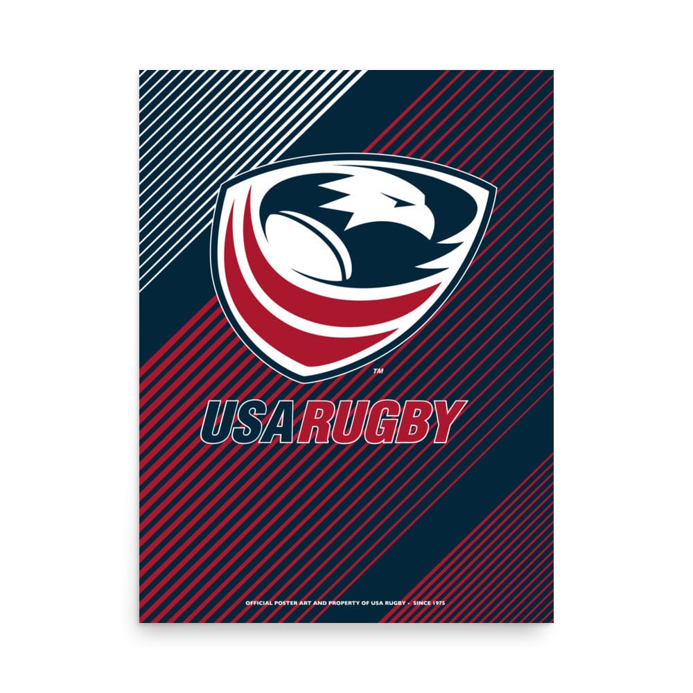 Use Rugby Logo USA Rugby Logo Poster | World Rugby Shop