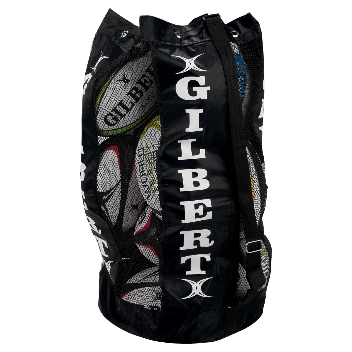 Breathable Large Sturdy Rugby Ball Bag by Gilbert World Rugby Shop