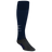 Long rugby socks in navy blue with gray footie and white gilbert logo