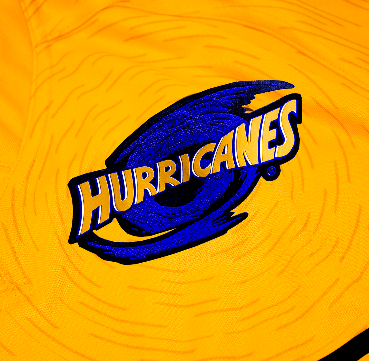 Hurricanes Jersey Rugby Shirt Yellow Black Adidas 051852 Trikot