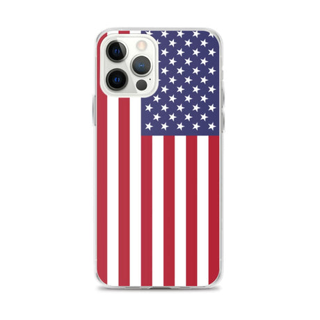 USA United States of America Flag covering back of iPhone Case