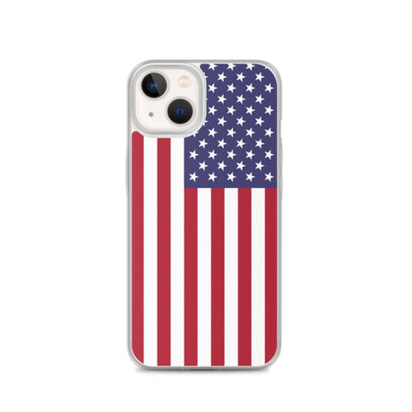USA United States of America Flag covering back of iPhone Case\