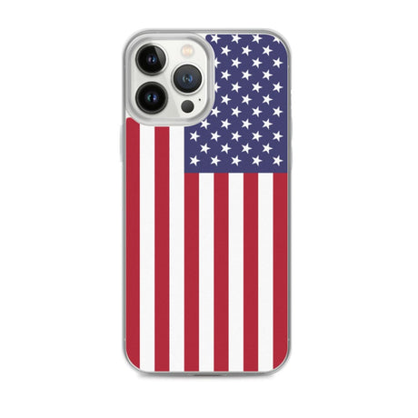USA United States of America Flag covering back of iPhone Case
