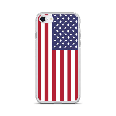 USA United States of America Flag covering back of iPhone Case