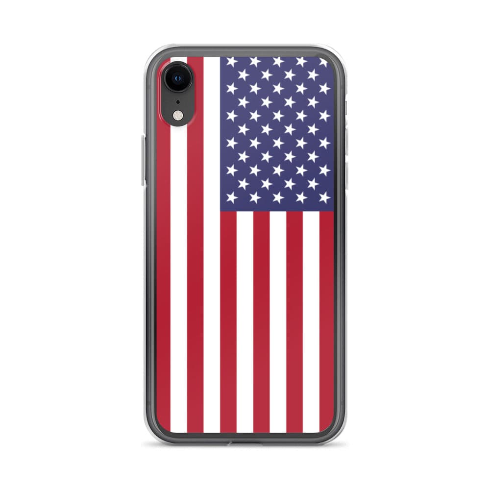 USA United States of America Flag covering back of iPhone Case