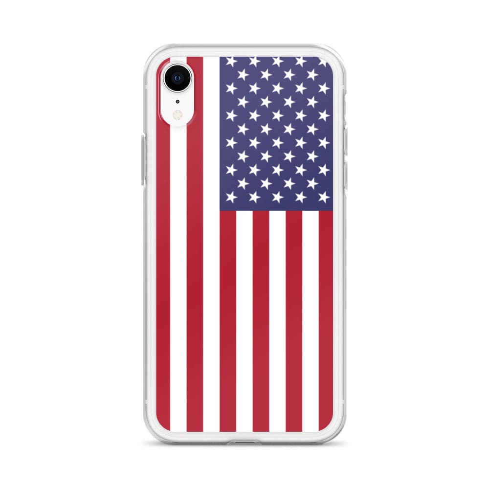 USA United States of America Flag covering back of iPhone Case