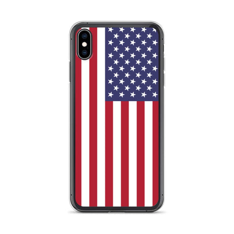 USA United States of America Flag covering back of iPhone Case