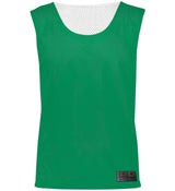 Kelly Green White Reversible Mesh Sleeveless Pinnie