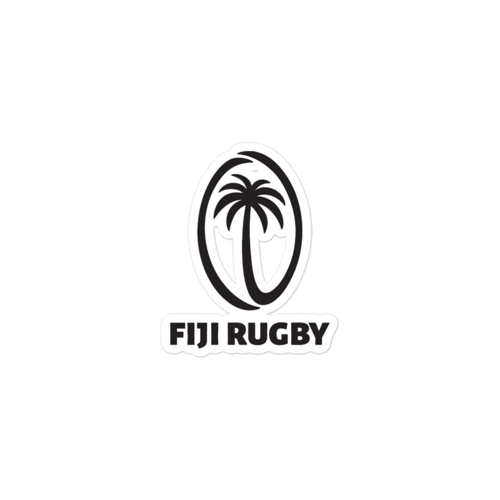 The Fiji Rugby Stickers on a green background.