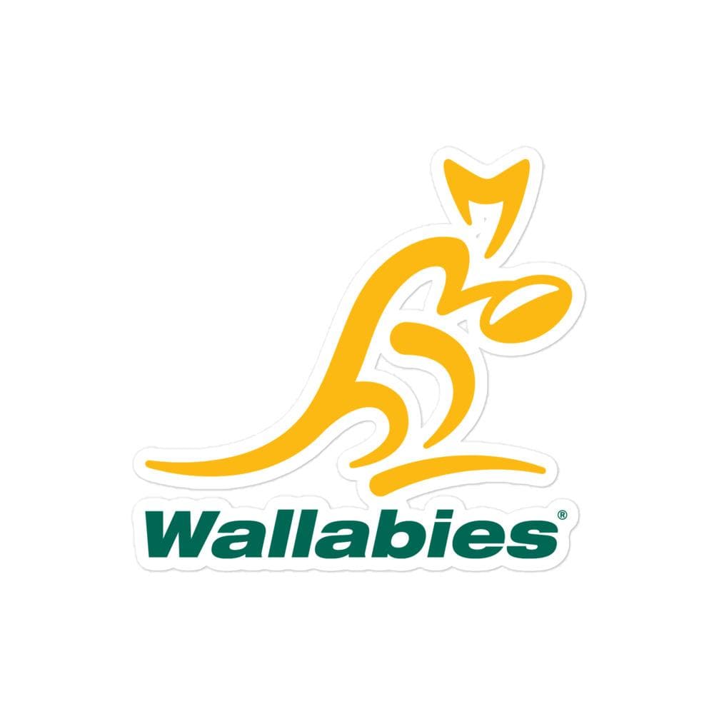 A Wallabies Bubble-Free Sticker.