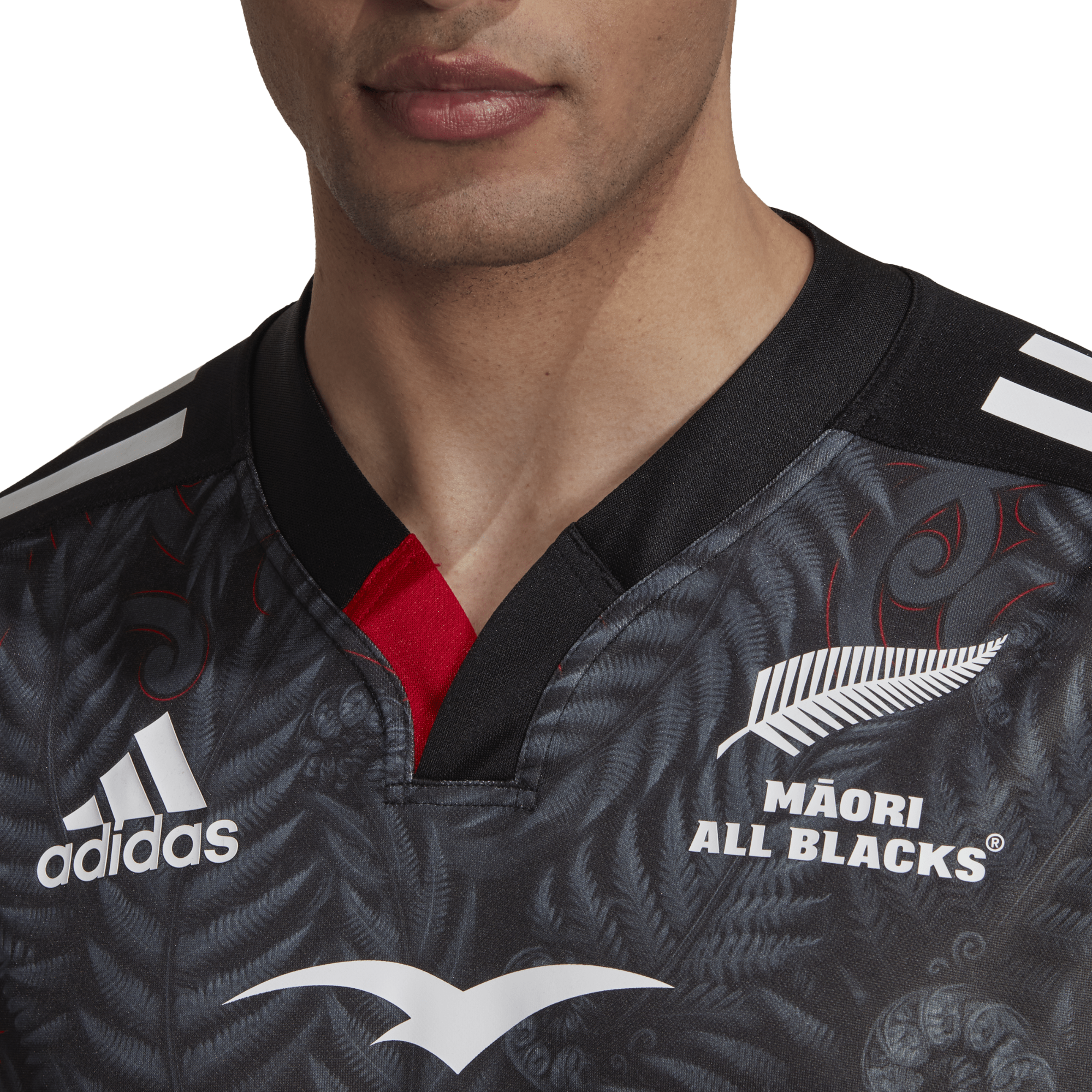 Maori all top blacks red hoodie
