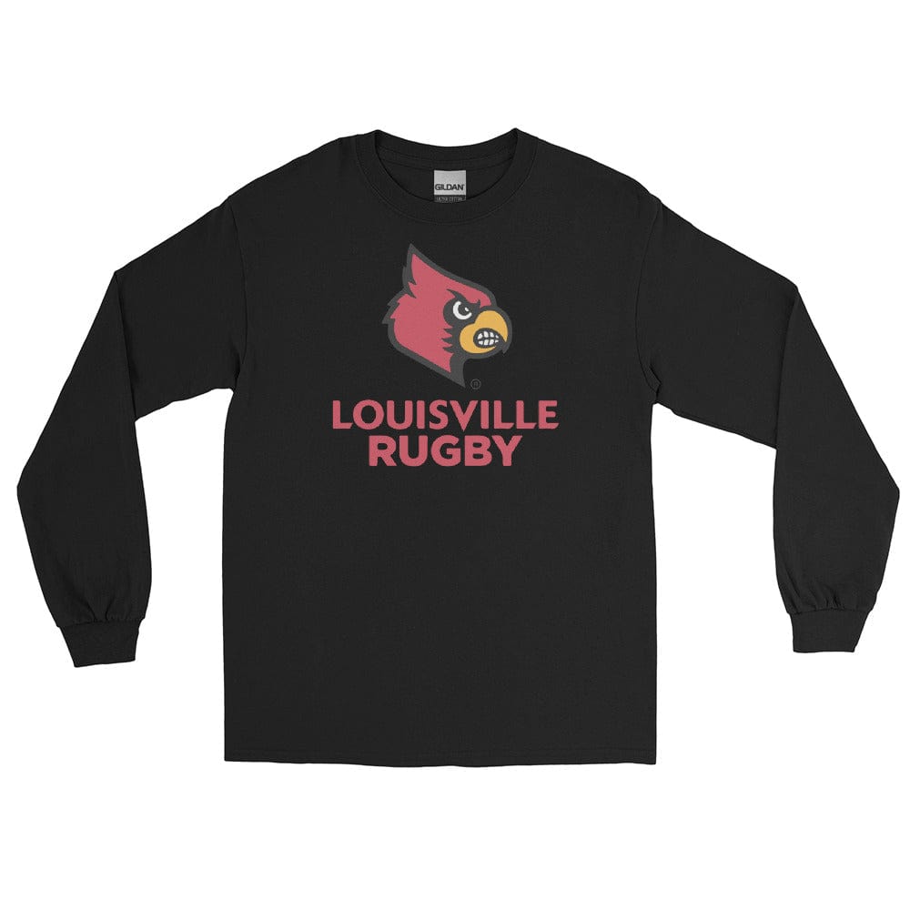 PF University of Louisville Rugby Men’s Long Sleeve Shirt Black / 4XL