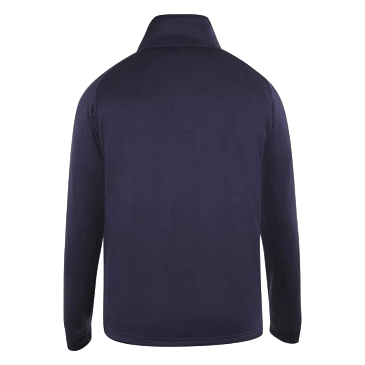 The back of a Langtree Rugby Club Canterbury Team 1/4 Zip Mid Layer Navy Rugby Training Top.