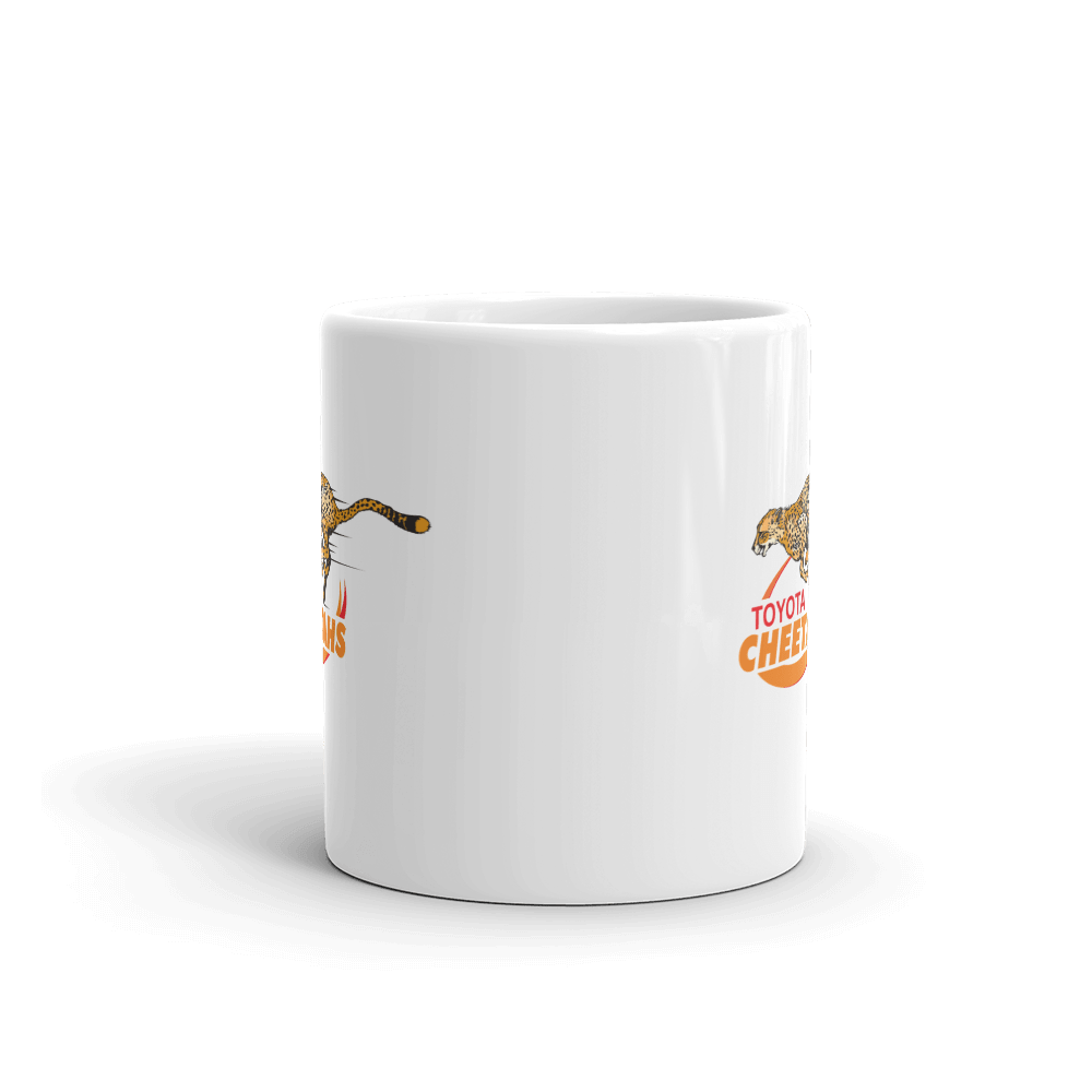 White Ceramic Toyota Cheetahs Mug
