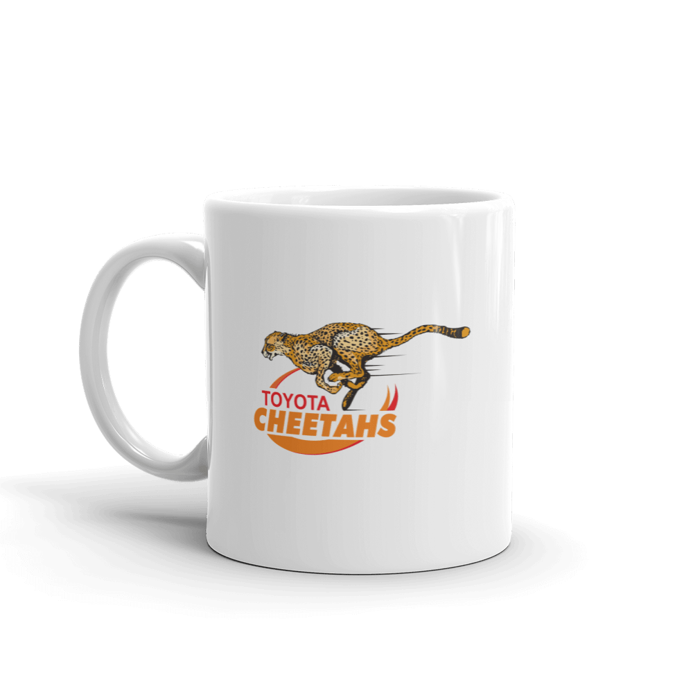White Ceramic Toyota Cheetahs Mug