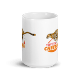 White Ceramic Toyota Cheetahs Mug