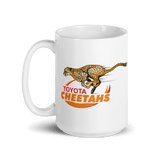 White Ceramic Toyota Cheetahs Mug