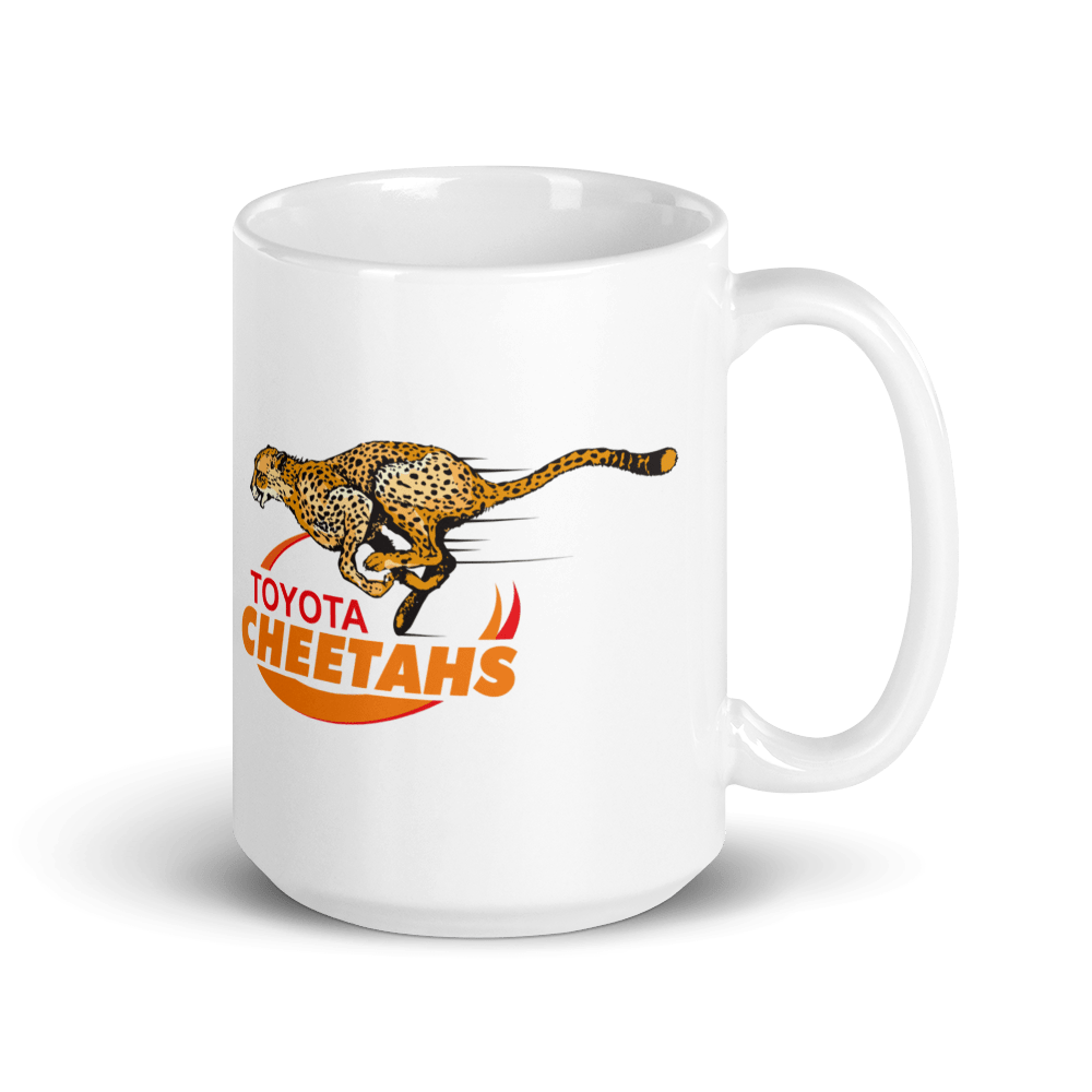 White Ceramic Toyota Cheetahs Mug